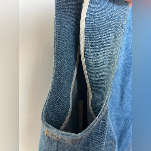 Veronica Beard Nico mock neck Denim dress Size 8 - Picture 15 of 15